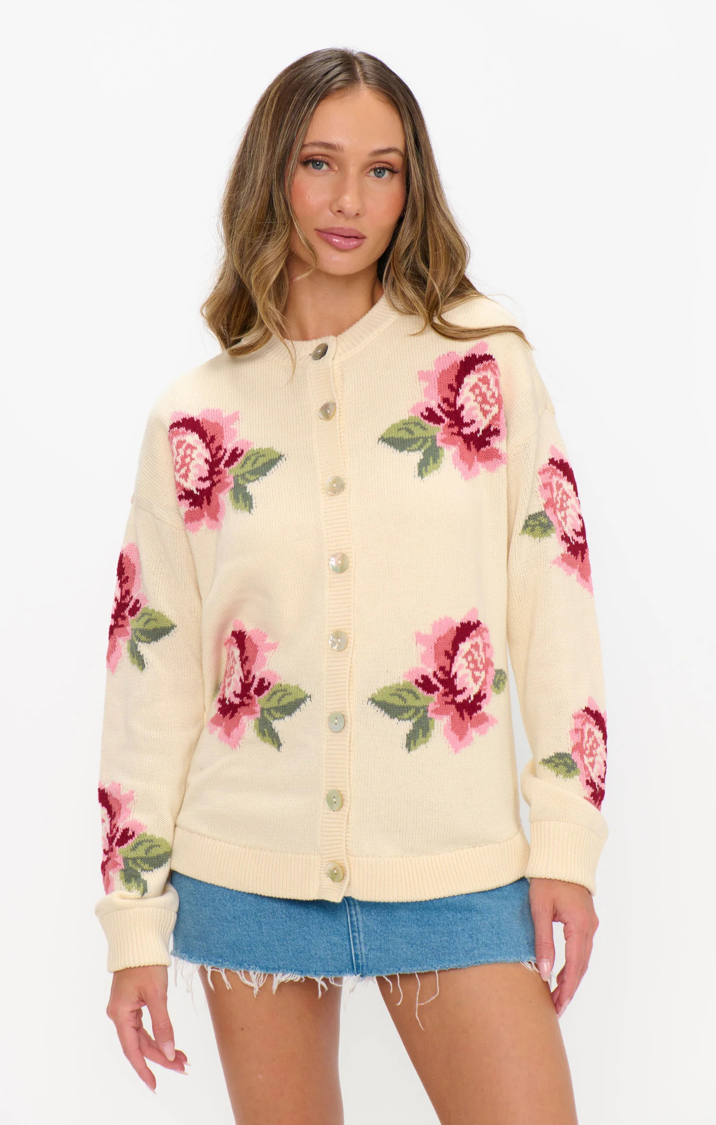 Langley Cardigan ~ Rose Knit | Show Me Your Mumu