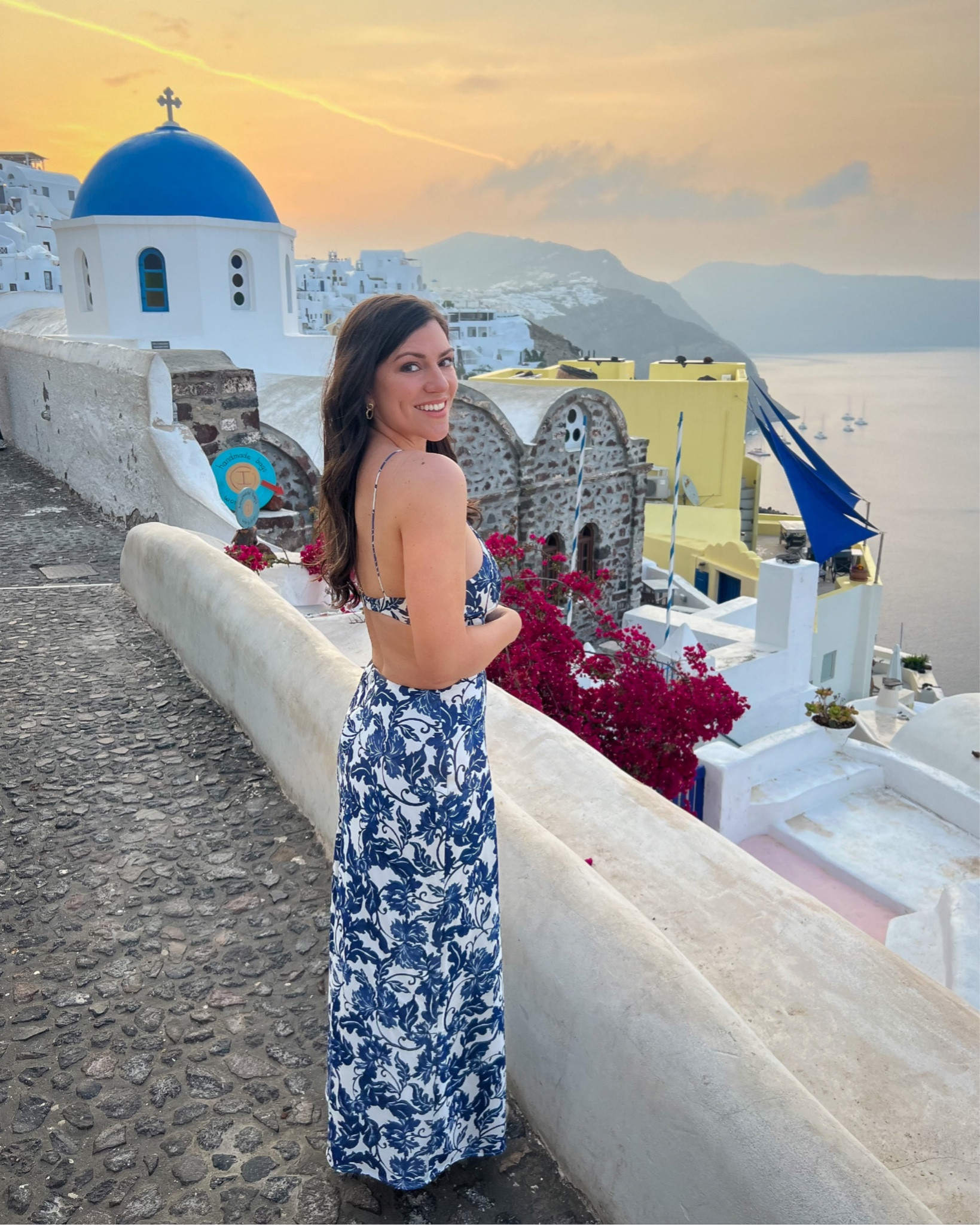 The prettiest dress for a Greece vacation. I love the pattern and fun style of this dress #LTK

#LTKtravel