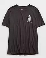 Aerie Oversized Halloween Graphic Boyfriend T-Shirt | Aerie