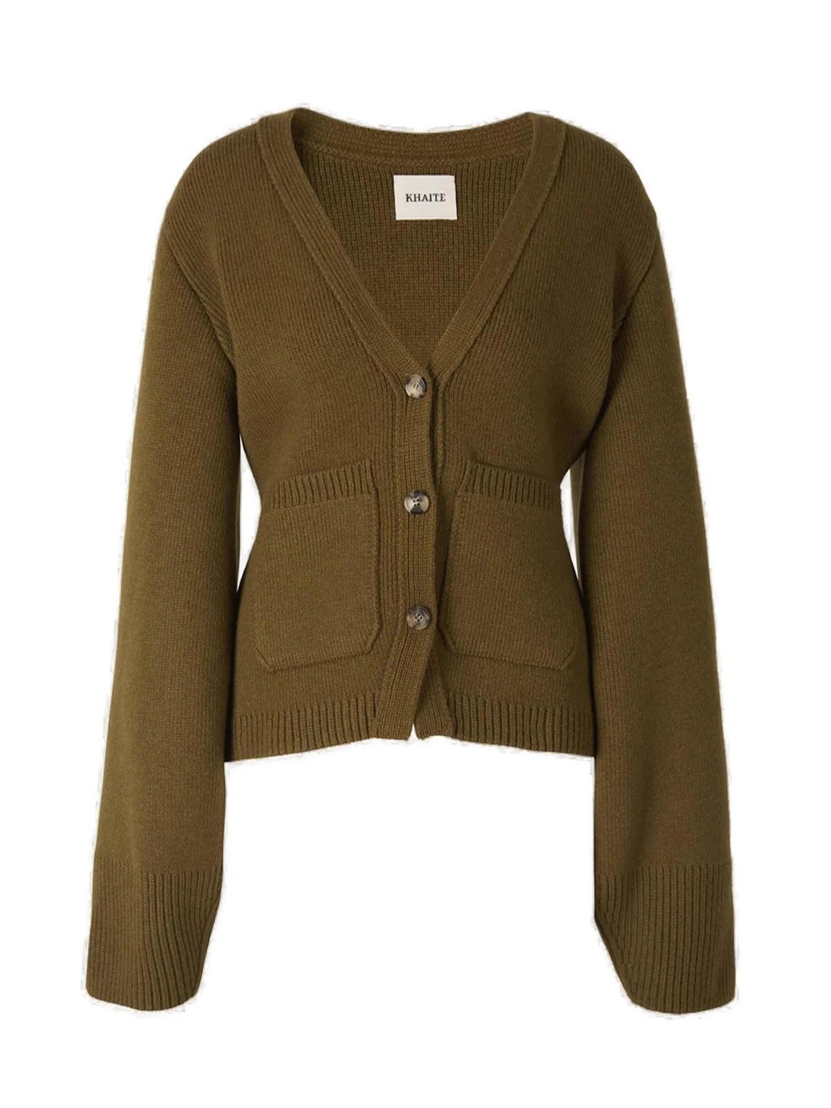 Khaite V-Neck Knitted Cardigan | Cettire Global