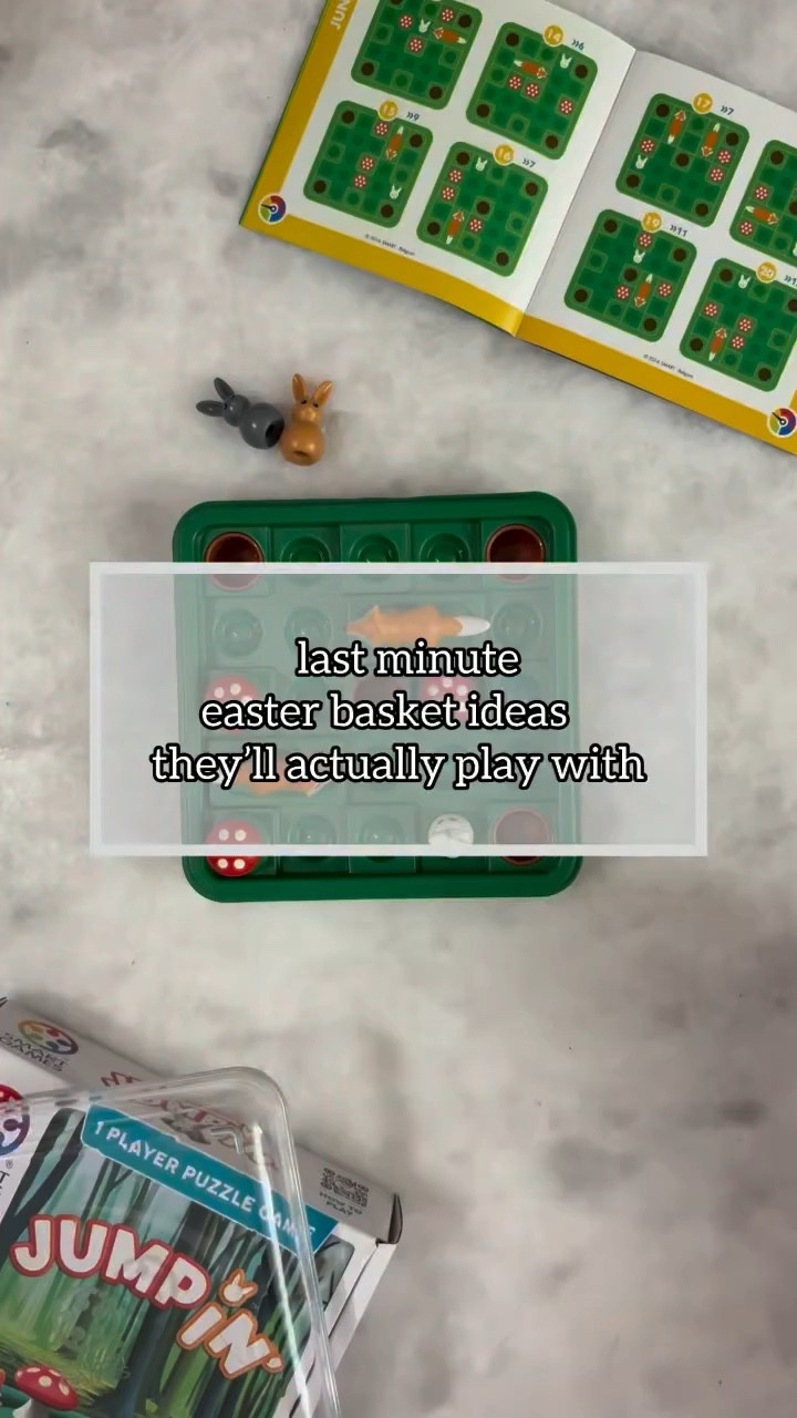 last minute Easter basket ideas that will actually get played with - no yolk 🐣😘 every one of these is either on Hunter’s wish list or is already loved by him and *bonus* they’re all travel friendly 🫶🏻 whether you’re taking a road trip this summer or a flight ..you’ll want these in your activity bag 🖍️👾

✨ comment EASTER and I’ll dm you a link #lastminutegifts #lastminuteeaster #easterbasketideas #eastergiftideas