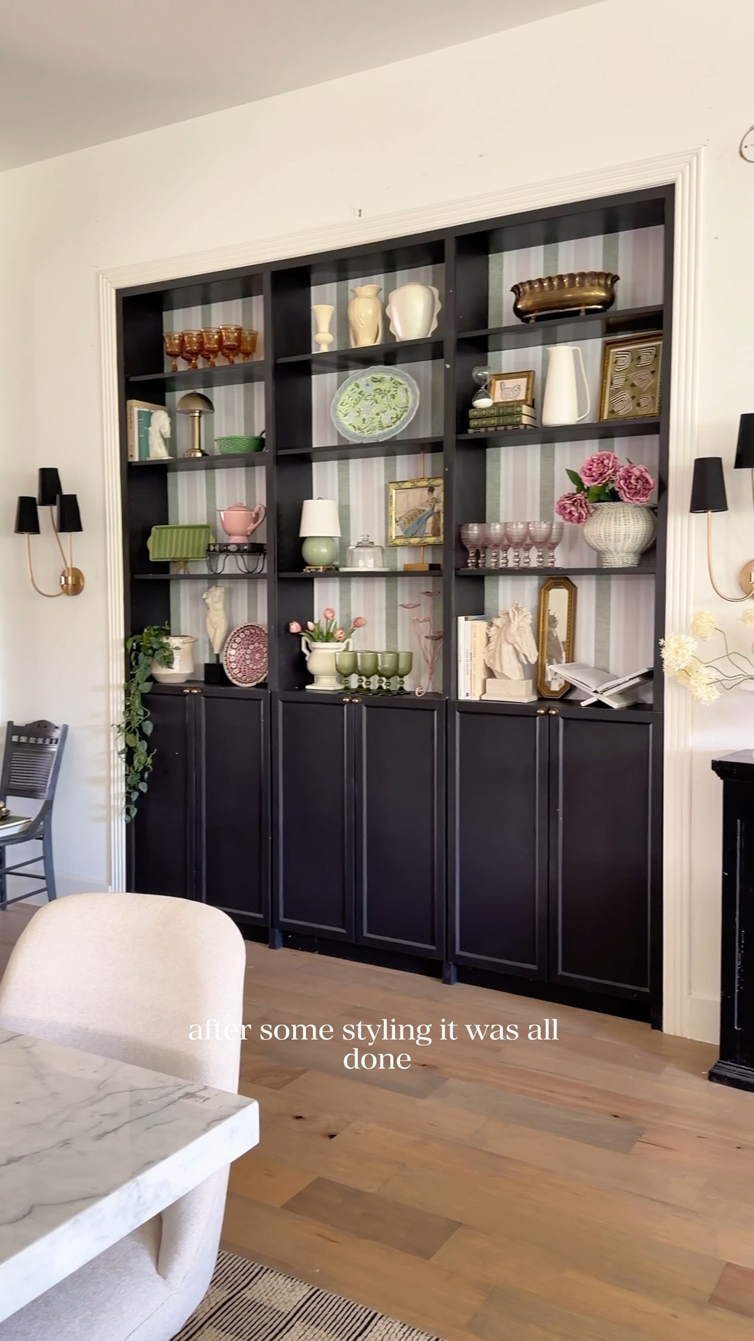 Wallpapering this ikea billy bookcase built in!

#LTKSeasonal #LTKHome #LTKselfcare