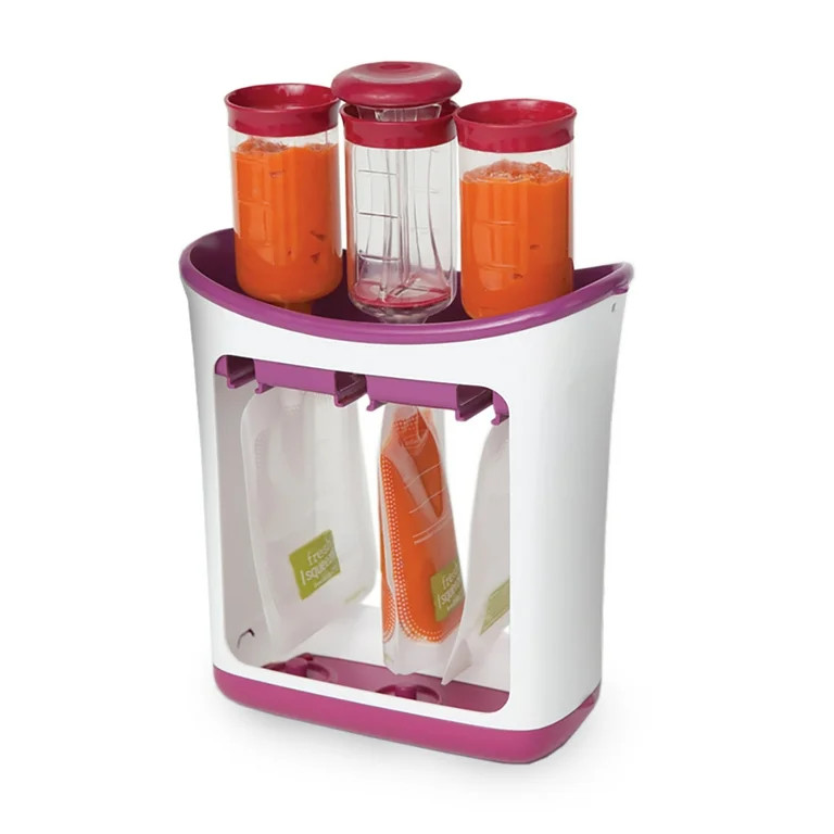 Infantino Fresh Squeeze Station for Babies and Toddlers, Homemade Baby Food and Purees, White | Walmart (US)