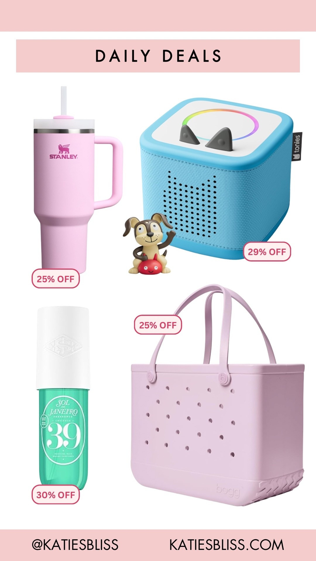 Daily deals ✨ Amazon big spring sale finds 

Sale. Deal. Markdown. Toy. Tonie. Kids. Stanley cup. Sol de janeiro. Bogg bag. Beach bag. Pool bag. Summer. Spring break. 



#LTKKids #LTKTravel #LTKSaleAlert