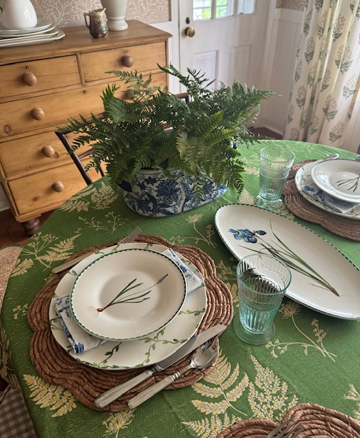 Another spring-ish table, featuring dishware that celebrates the first flowers of the season. 

 #LTKSeasonal #LTKHome
