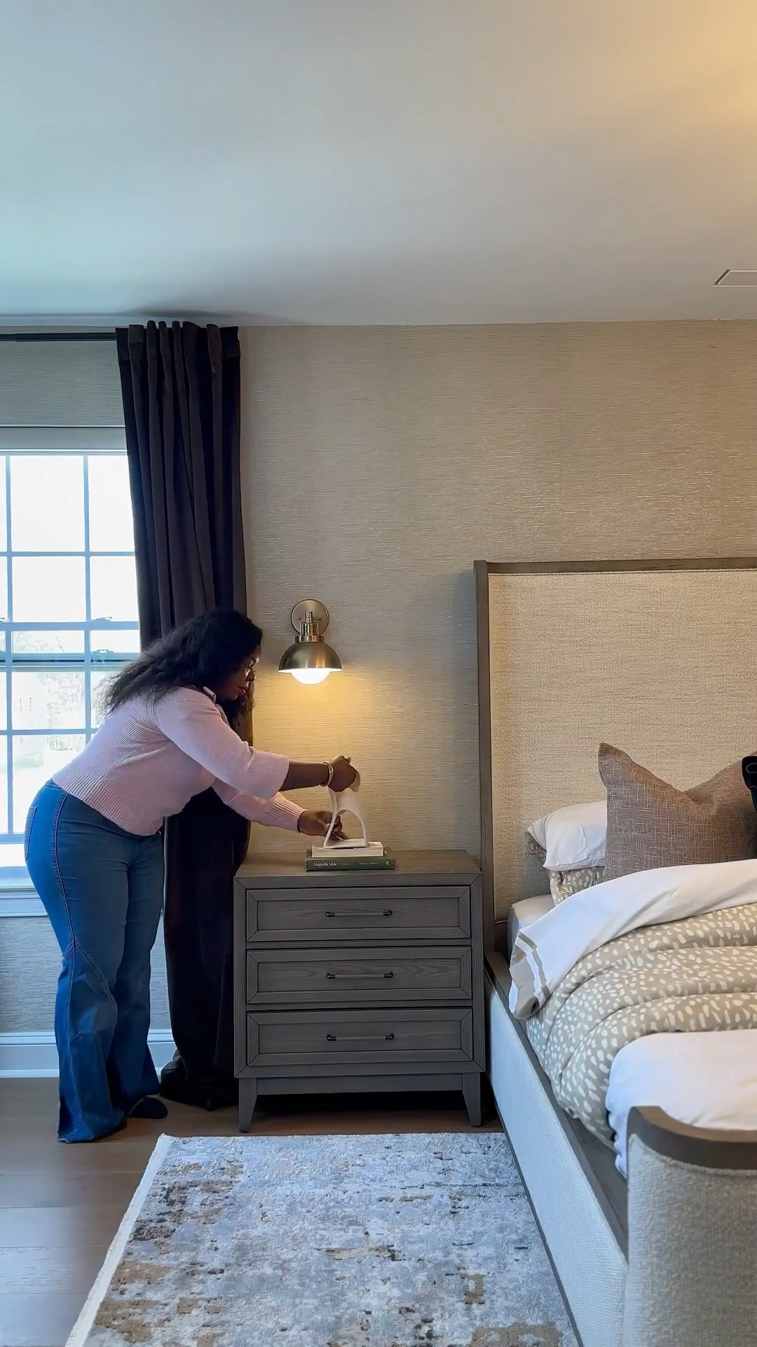 Moody modern luxe nightstand styling ideas

#LTKHome #LTKSaleAlert