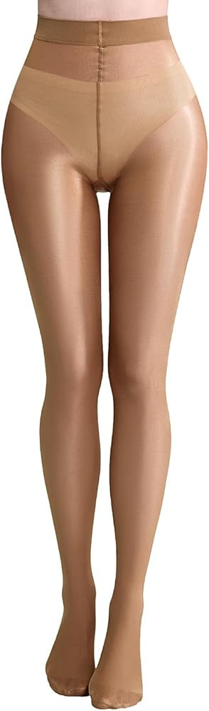MANZI Shimmer Dance Tights Adults Shimmery Footed Womens Tights | Amazon (US)