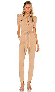 retrofete Tori Jumpsuit in Camel from Revolve.com | Revolve Clothing (Global)