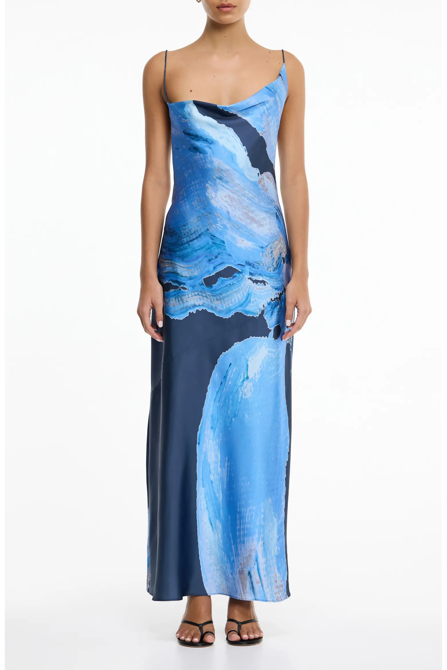 Alis Asymmetric Abstract Print Gown (Women) | Nordstrom | Nordstrom