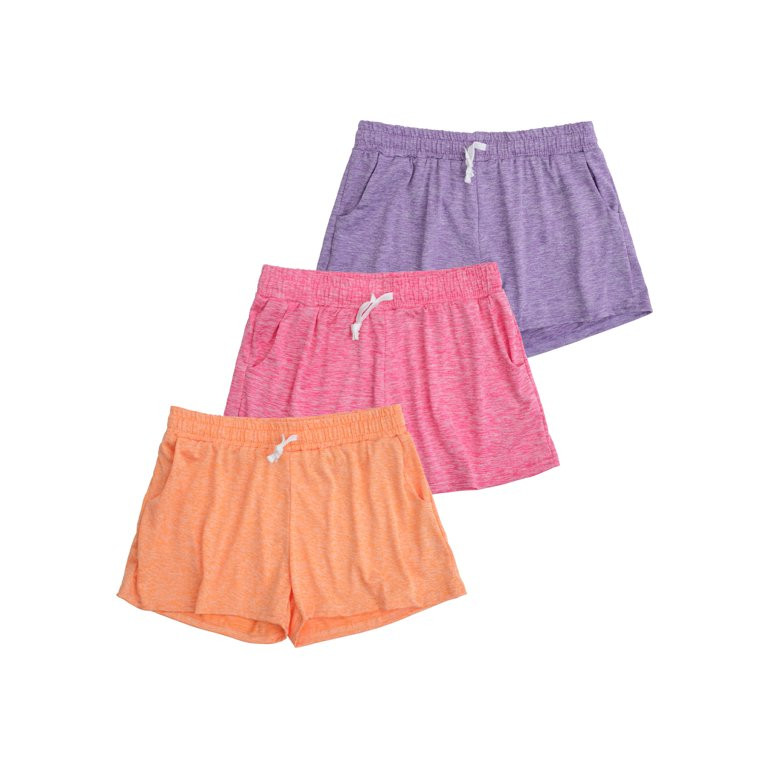 Real Essentials Girls Dri-Fit Short, Sizes 7-16 | Walmart (US)