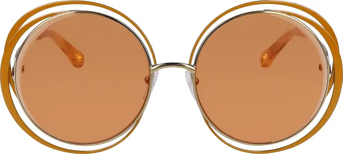 Chloe ́ Carlina 59mm Round Sunglasses | Nordstromrack | Nordstrom Rack