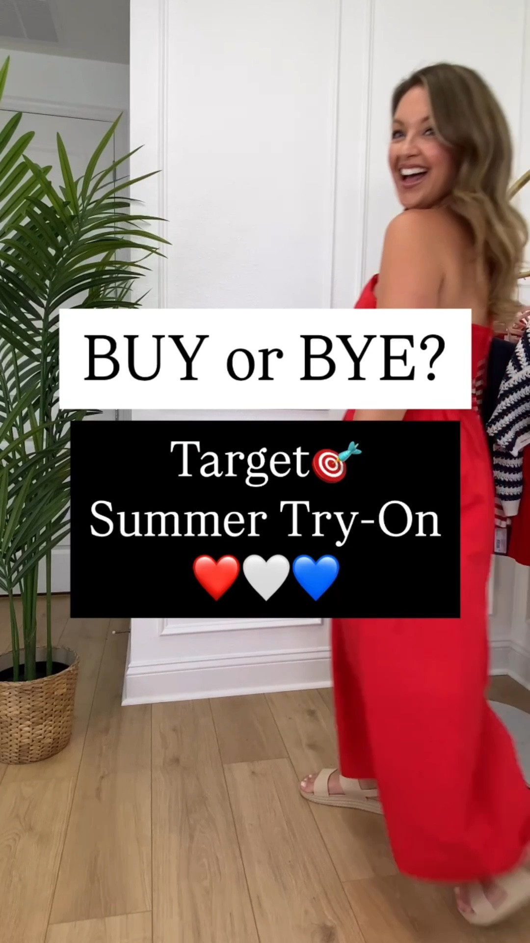🎯 Target Try-On: BUY or BYE?!
Sharing 4 patriotic red, white & blue outfits perfect for July 4th & summer parties — and letting you know which ones are worth the cart 👗🇺🇸

✨ Outfit 1: Red Halter Dress – BUY
✨ Outfit 2: Striped Tank Dress – BUY
✨ Outfit 3: Red Maxi Skirt + White Vest Tee – BYE to skirt, BUY the tee
✨ Outfit 4: Navy Polo Dress – BUY

I’m 5'5", size 8/10, wearing Medium in all pieces.
Tap the links to shop 🔗

#TargetStyle #BuyOrBye #MidsizeStyle #TargetTryOn #RedWhiteAndBlueOutfits #SummerStyle #LTKunder50 #LTKsummer #LTKFinds #TargetSummerStyle #July4thOutfits #MemorialDayStyle #MidsizeFashion #AffordableFashion 

 #LTKSummerEdit #LTKMidsize #LTKFindsUnder50