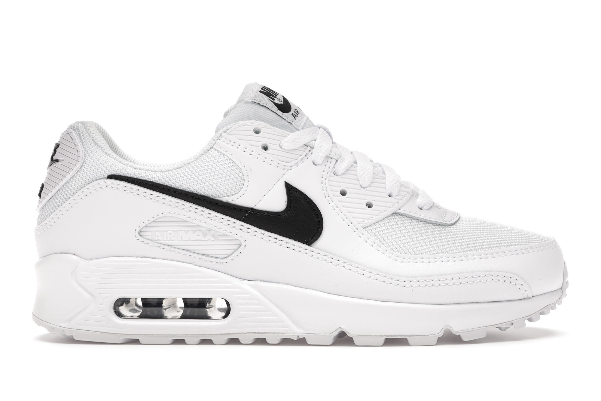 Nike Air Max 90 (Women's) Sneakers in White/Black | StockX
