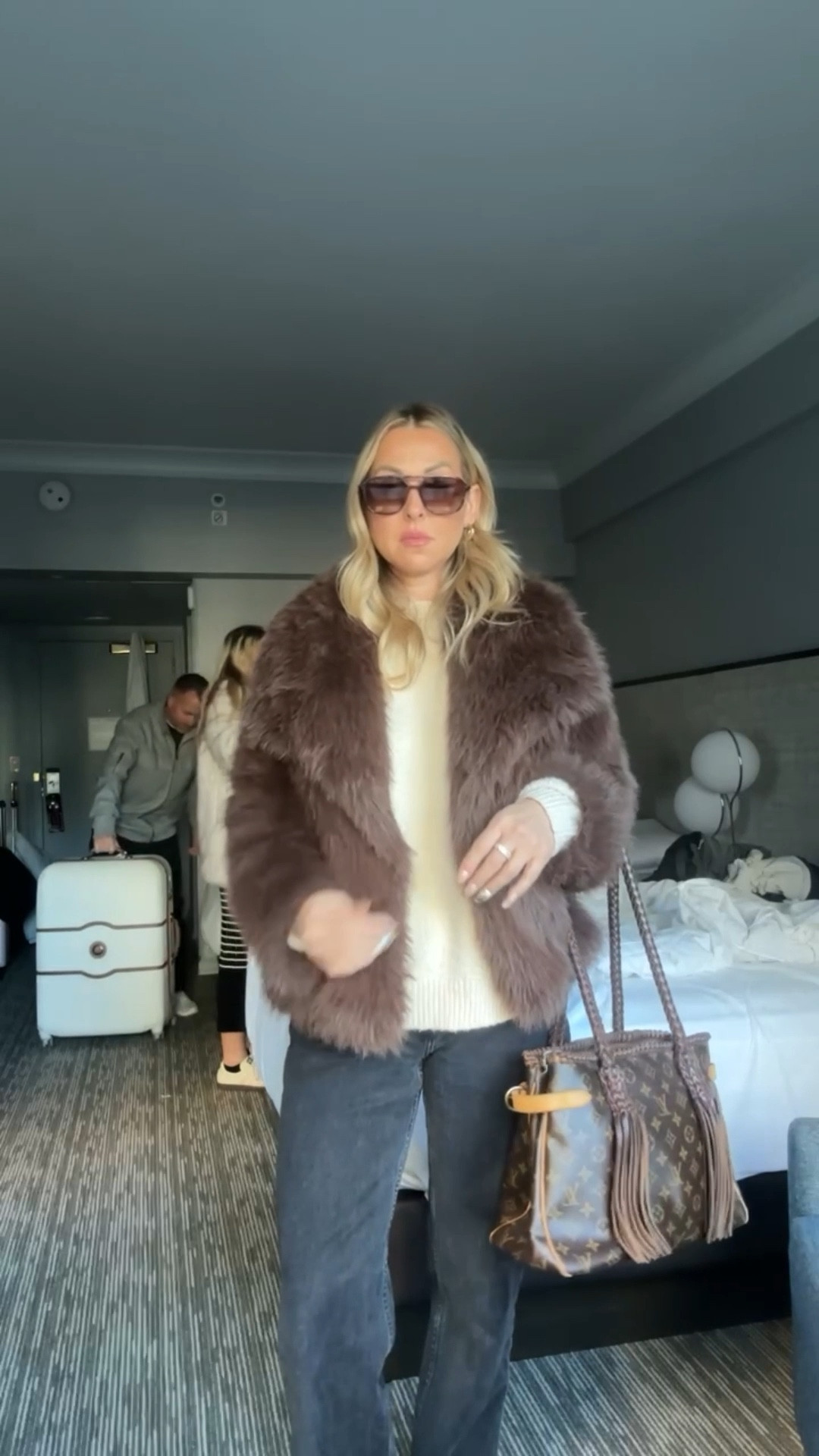 Last day in NYC outfit! Using my fave Amazon faux fur jacket along with my fave Abercrombie jeans! Cozy but still so chic! All linked ⬆️

#ltkcreator #ltkfinds #ltkwatchnow #ltkstyletip #amazon #amazonfinds #amazonfashion #fauxfur #furcoat #abercrombie 

#LTKHoliday #LTKootd #LTKSeasonal