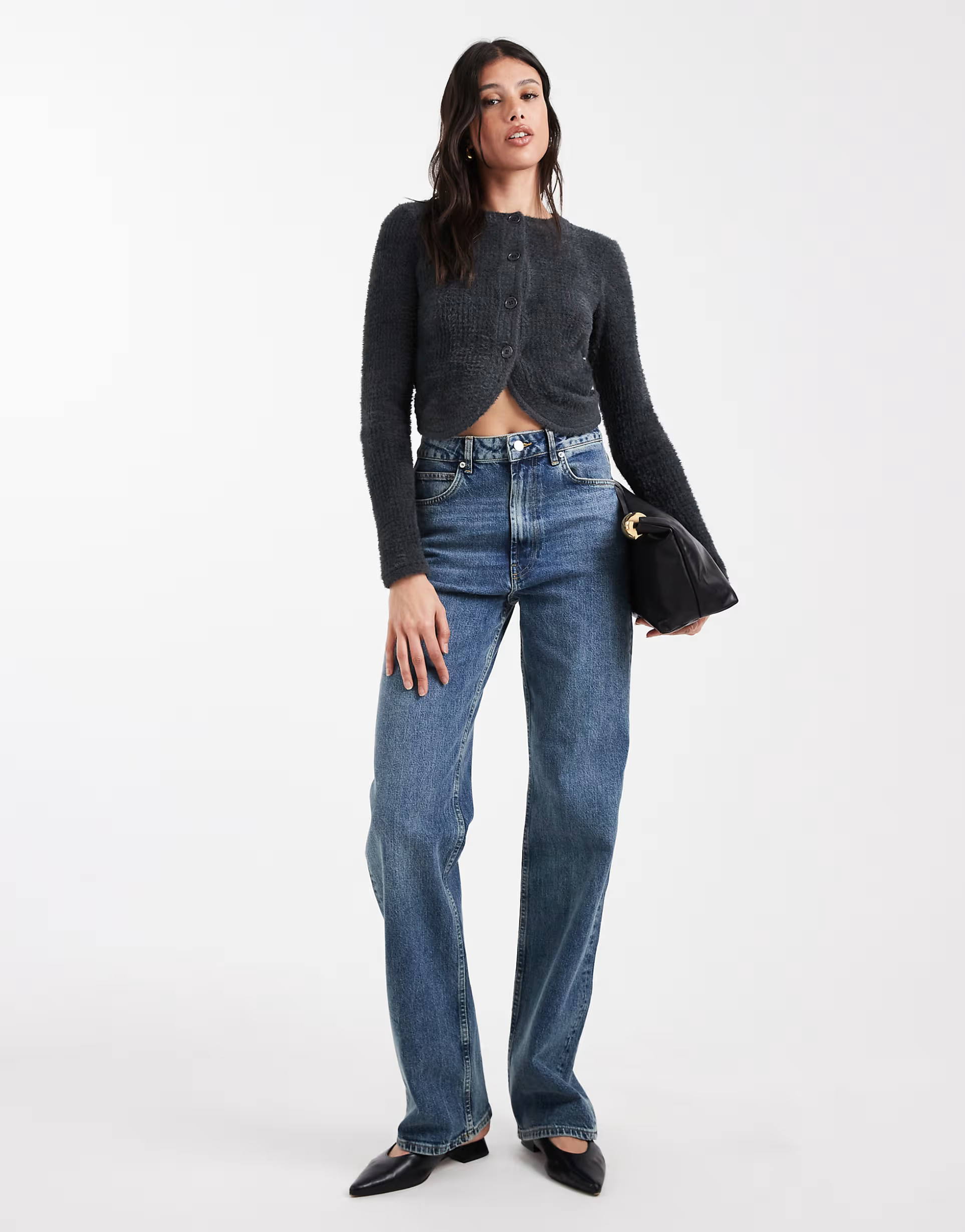 ASOS DESIGN Tall comfort stretch straight leg jeans in vintage wash | ASOS | ASOS (Global)