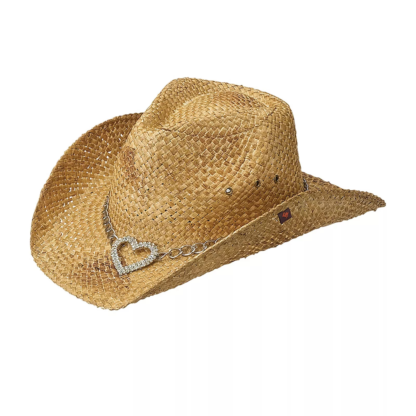 Women's Peter Grimm Heart Western Cowboy Hat, Brown | Kohl's