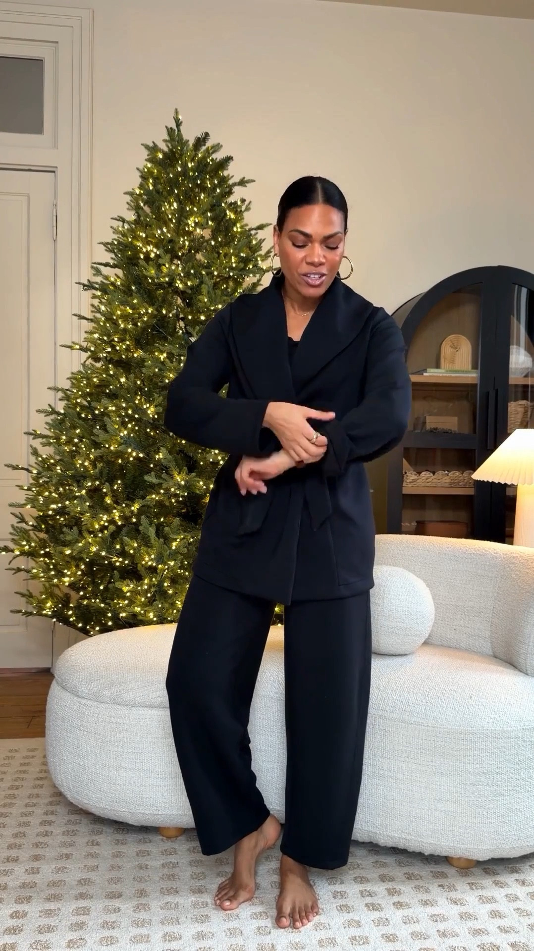 Save 15% + free shipping on your first Spanx order with code ANNAGXSPANX 
Spanx just came out with AirEssentials Luxe!  Same buttery, soft fabric, four way strength but in a thicker, more weighted fabric that is polished and structured. I have on the Barrel Pant, Wrap Cardigan, Crewneck, Wide Leg Pants and Soft Stretch top and leggings! Such easy staples to mix and match with!

#LTKActive #LTKOver40