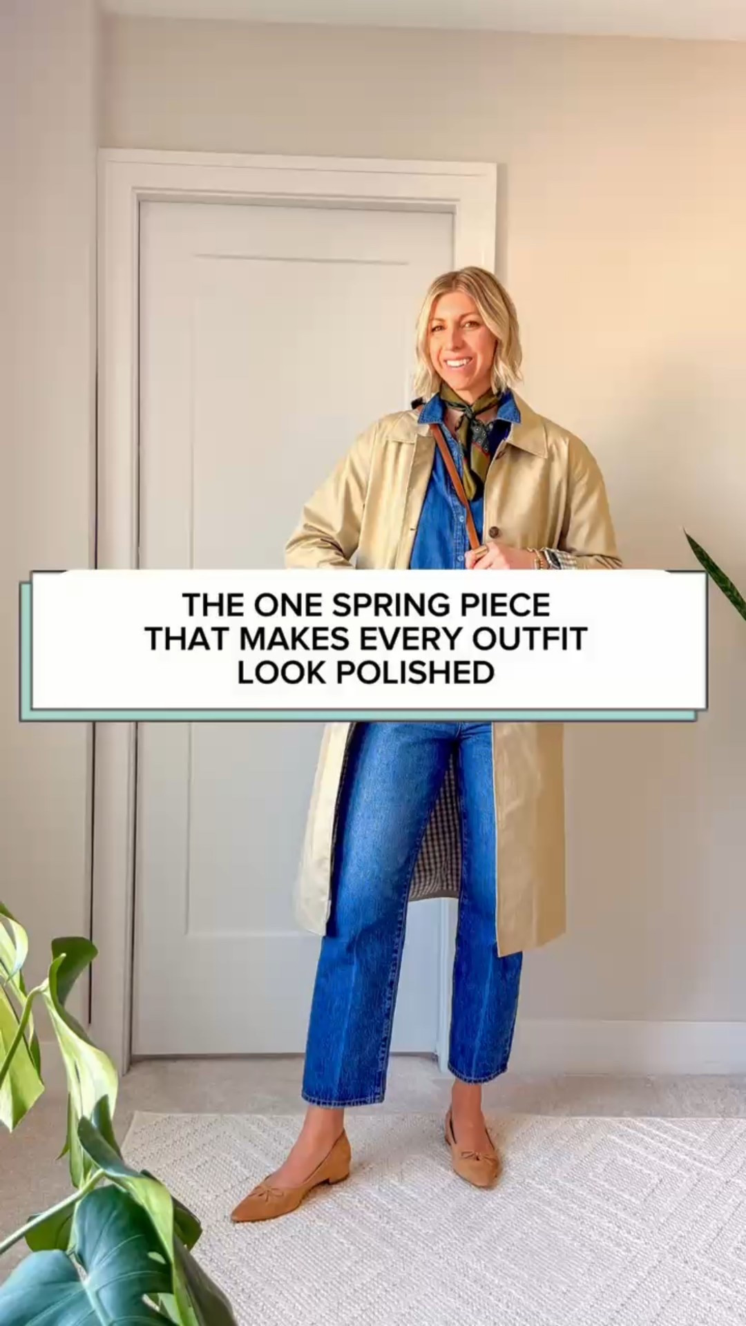 If you’ve been looking for a trench that instantly makes everything in your closet look better… this is the one.

The cut is classic.
The weight is perfect for spring layering.
And it gives that effortless polish to even the most basic denim.

Throw it over denim-on-denim and suddenly the whole look feels intentional. Structured. Elevated.

It’s the kind of piece you’ll reach for on repeat — with flats now, Chelsea boots on cooler days, and even over dresses later in the season.

A true wardrobe workhorse.

Linked here 🤎 Don’t wait on this one — it’s that good.

*I’m 5’10” wearing a size medium

#LTKootd #LTKgrwm #LTKmomlife