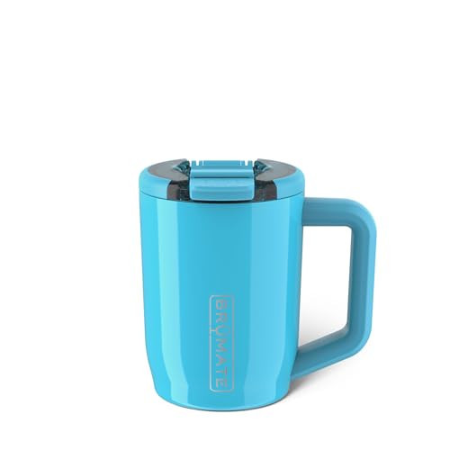 BrüMate Müv - 15oz 100% Leak Proof Insulated Coffee Mug with Handle & Lid - Stainless Steel Coffee Travel Mug - Double Walled Coffee Cup (Electric Blue) | Amazon (US)