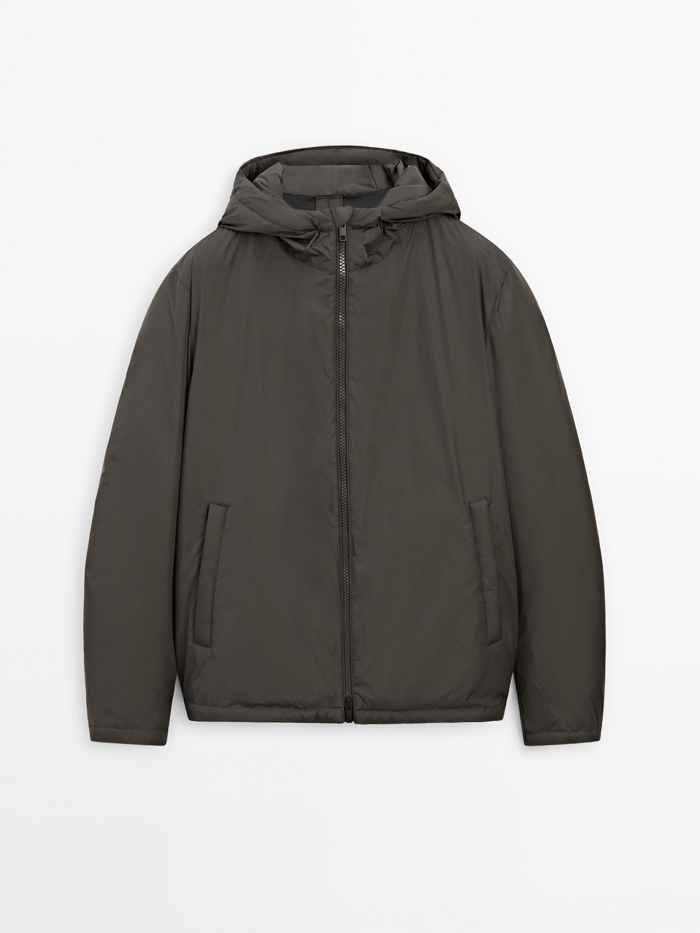 Short quilted parka | Massimo Dutti US