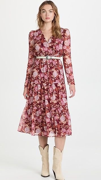 Roxanne Tiered Midi Dress | Shopbop