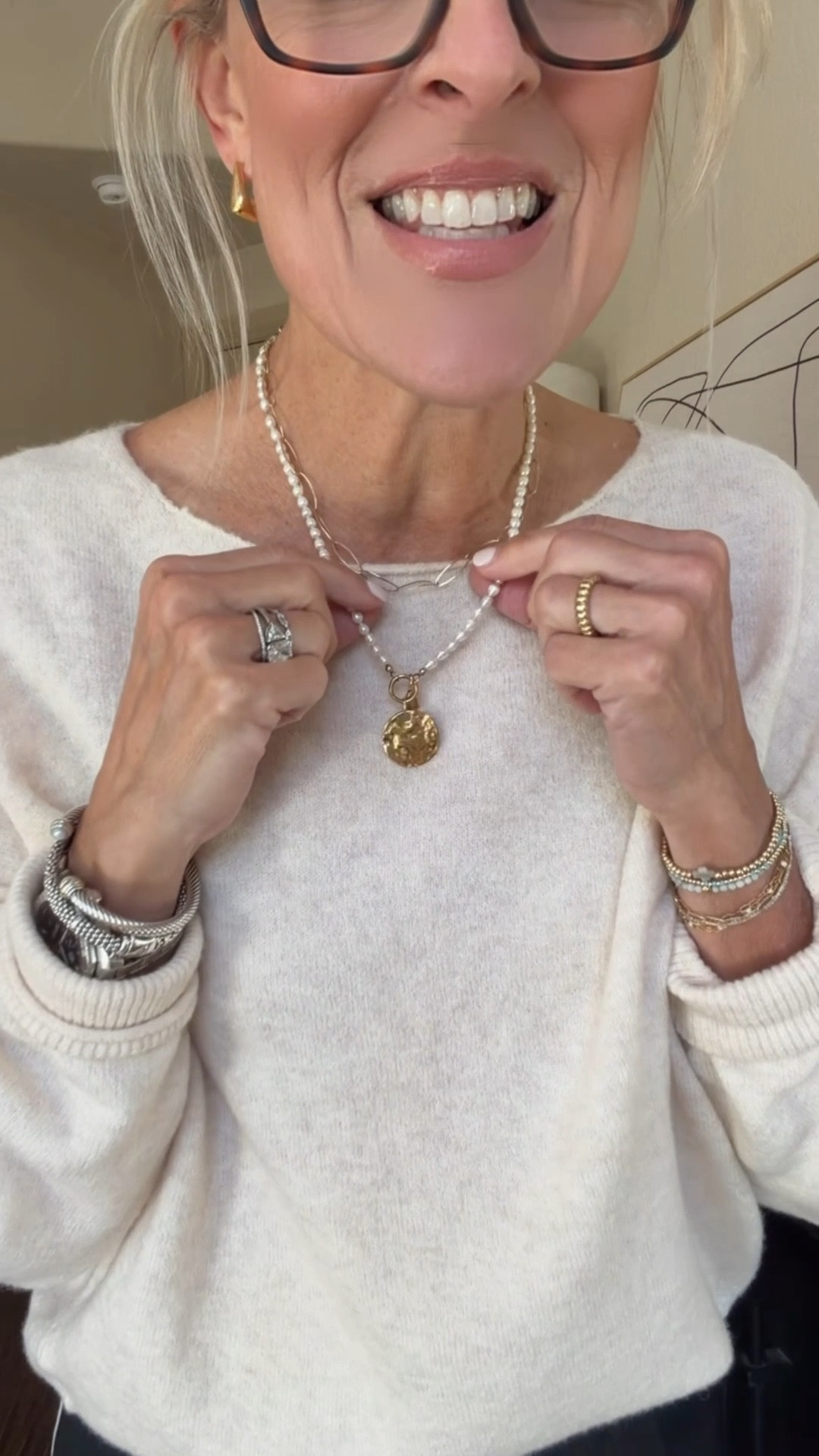 Send the link to your hubby to grab for you or a gift for others 

I have 2 bundles, both on sale 
My code for 20% is good to be stacked on top of those. The code is also good site wide.
Code CINDY20

These pieces are made from gold vermeil, won’t tarnish… I’ve warned them in the ocean, the pool, the shower, etc.

I generally choose the shortest chain length, usually around 15 inches or 16 inches

You can also pick and choose which chain you would like with a pendant if you choose a pendant necklace

Narrative jewelry 

#LTKGiftGuide #LTKOver40 #LTKHoliday