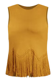 Fringe Hem Sweater Top | Eloquii