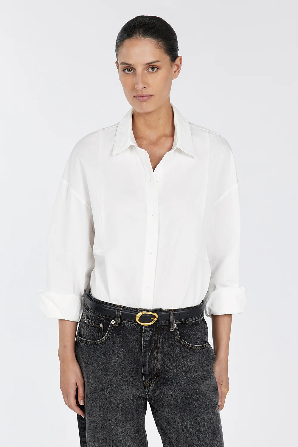 MAX WHITE COTTON SHIRT | DISSH