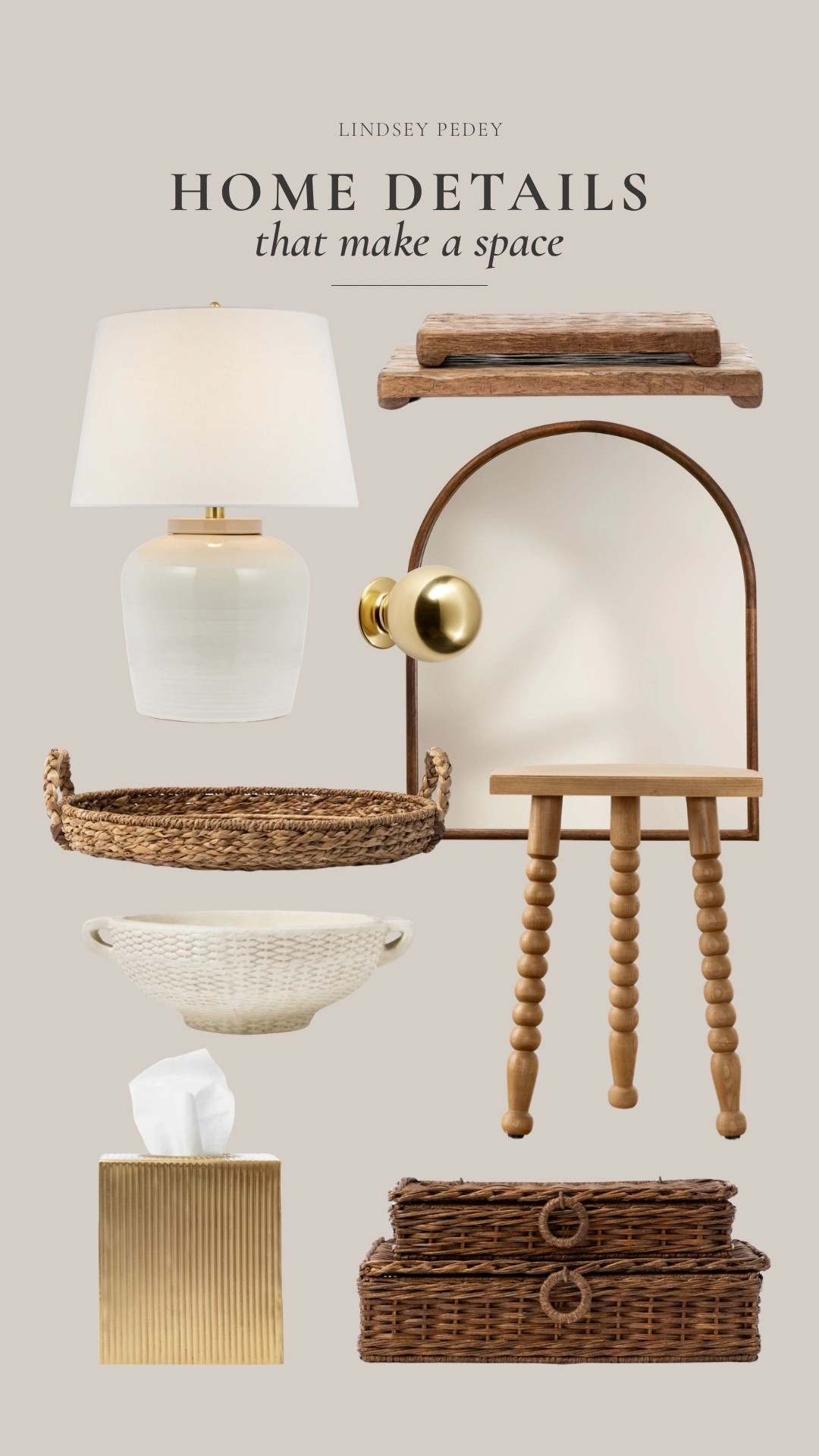 Home decor accents that make a space!

Wood accents, lamp, woven details, home decor, living room, stool, classic home, casual home, neutral decor

#LTKHome