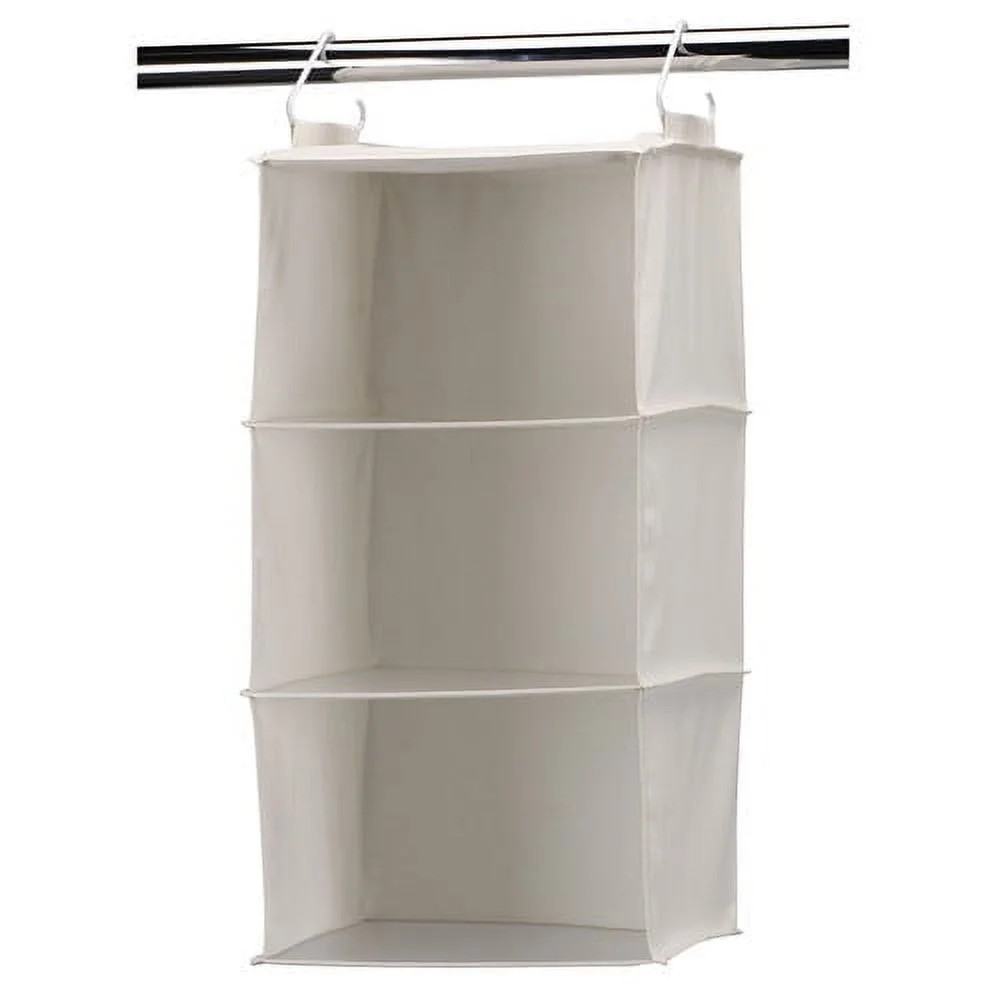 24 in. H Natural Canvas Hanging Closet Organizer | Walmart (US)