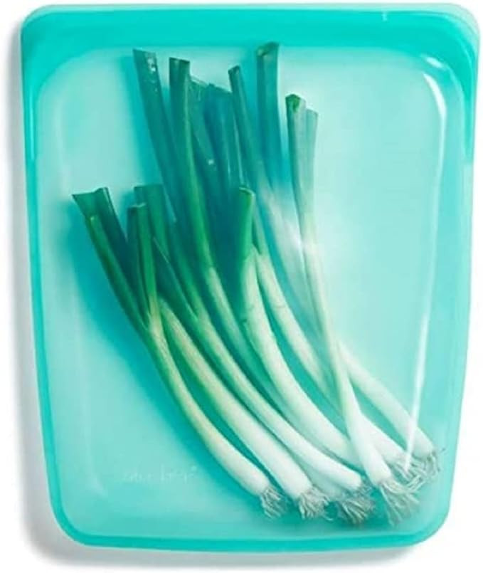 Stasher Silicone Reusable Storage Bag, 1/2 Gallon (Aqua) | Food Meal Prep Storage Container | Lun... | Amazon (US)