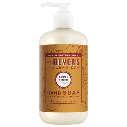 MRS. MEYER'S CLEAN DAY Hand Soap, Apple Cider Scent, 12.5 Fl Oz Bottle | Amazon (US)