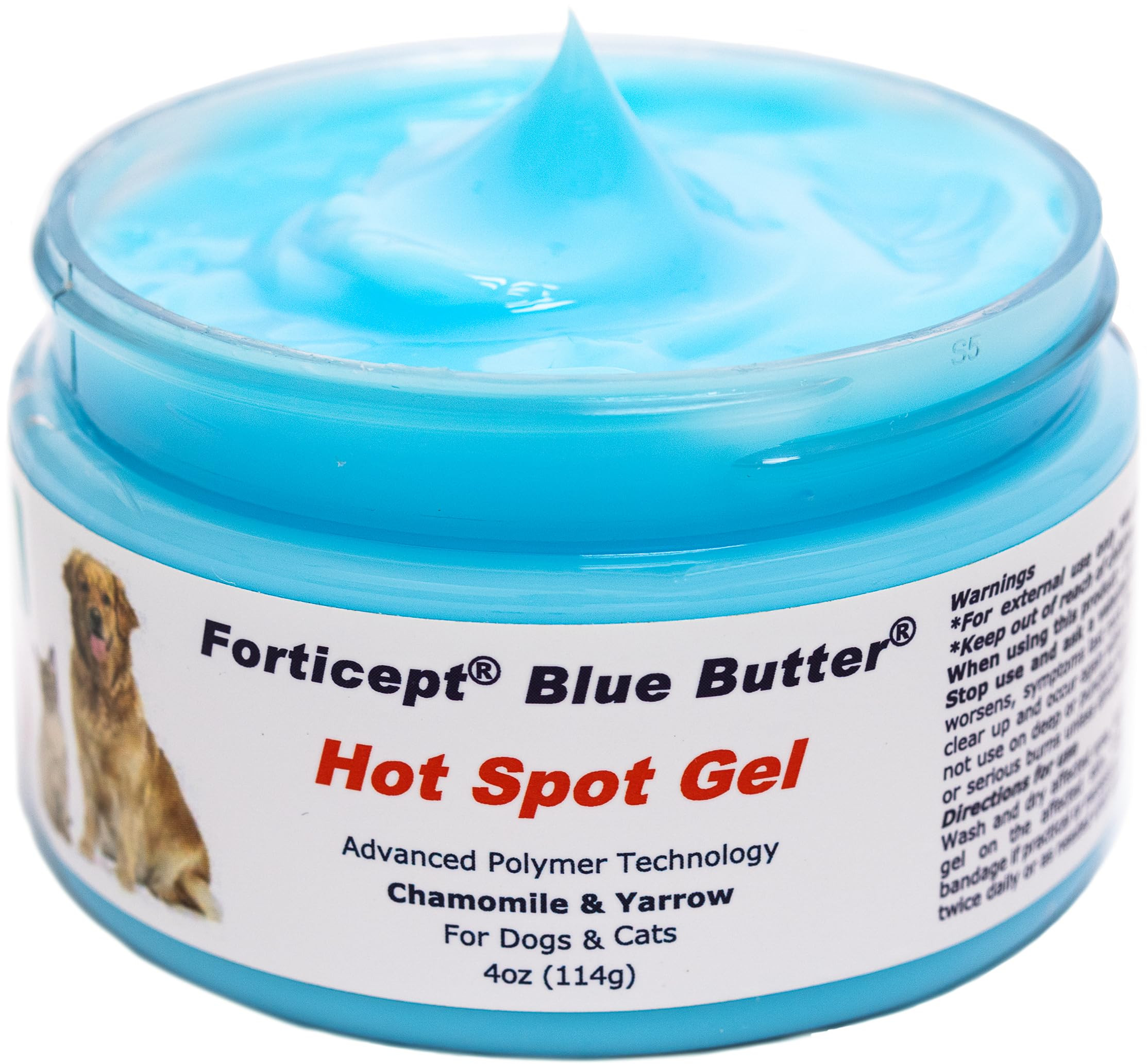 Forticept Blue Butter – Hot Spot Treatment for Dogs | Dog Wound Care | Skin Yeast Infections, R... | Amazon (US)