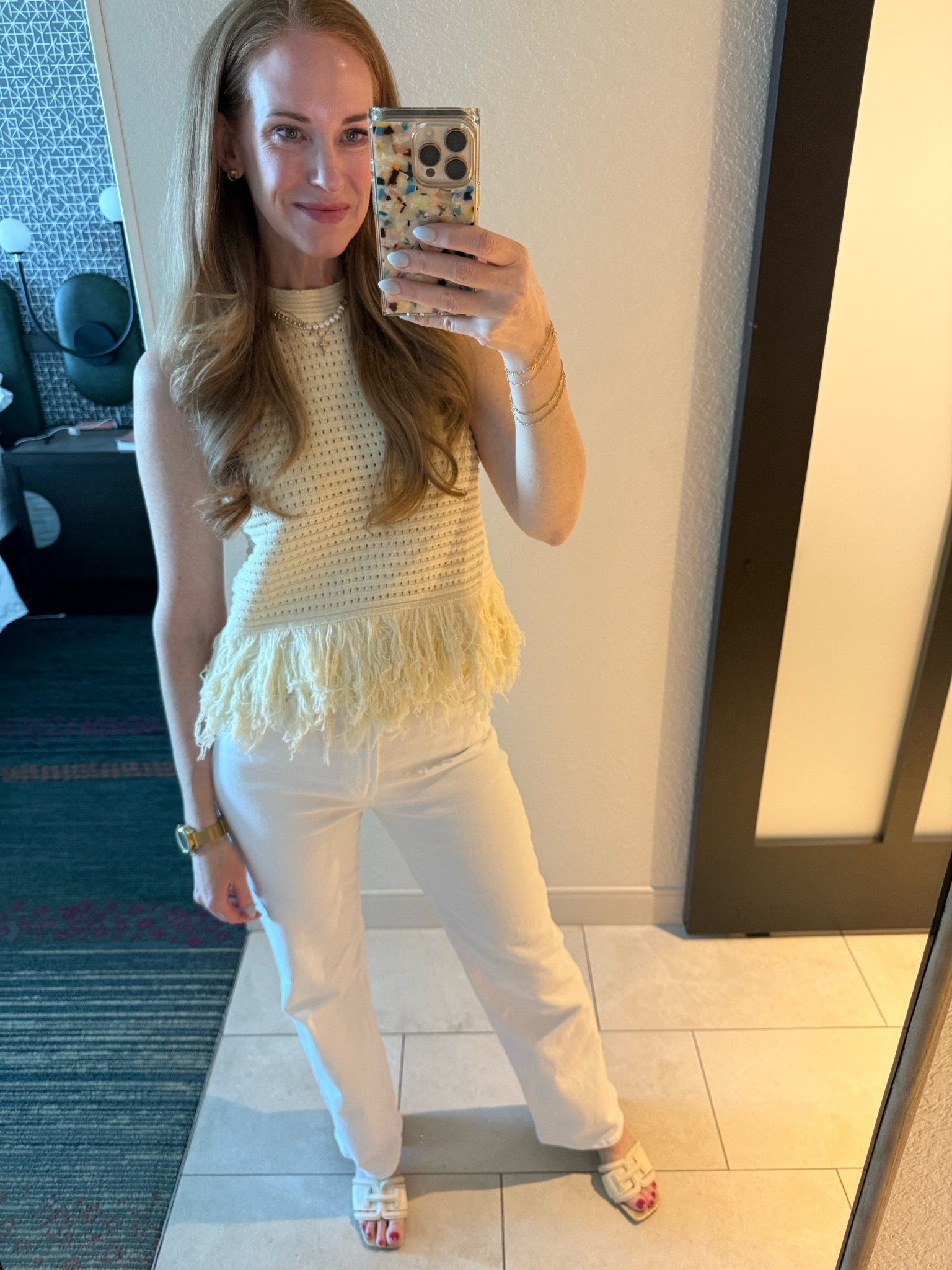 This is the cutest little fringe crochet tank from Amazon! Perfect with white jeans for summer!

#LTKootd #LTKSeasonal #LTKTravel