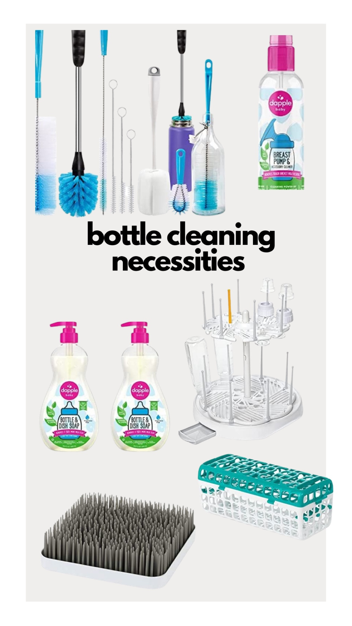 bottle cleaning supplies we bought! 

#LTKbaby #LTKunder50 #LTKhome