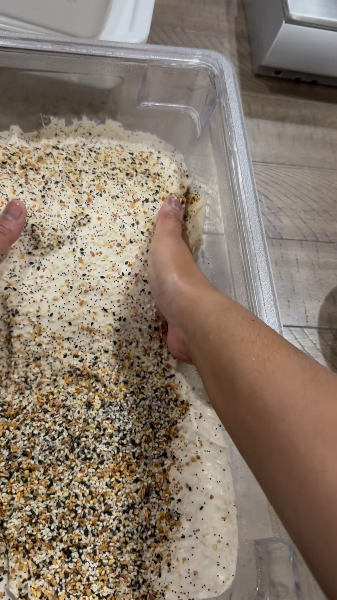 If you’ve ever tried to bulk ferment dough in too-small bowls or oddly shaped containers… you know. These NSF-certified bins have totally changed my baking game - they’re lightweight, easy to clean, and perfectly sized for high-hydration sourdough. 

The clear sides let me easily watch fermentation progress (hello, bubbles 👀), and they stack so nicely when not in use. A microbakery must.

#LTKFamily #LTKHome #LTKFindsUnder100
