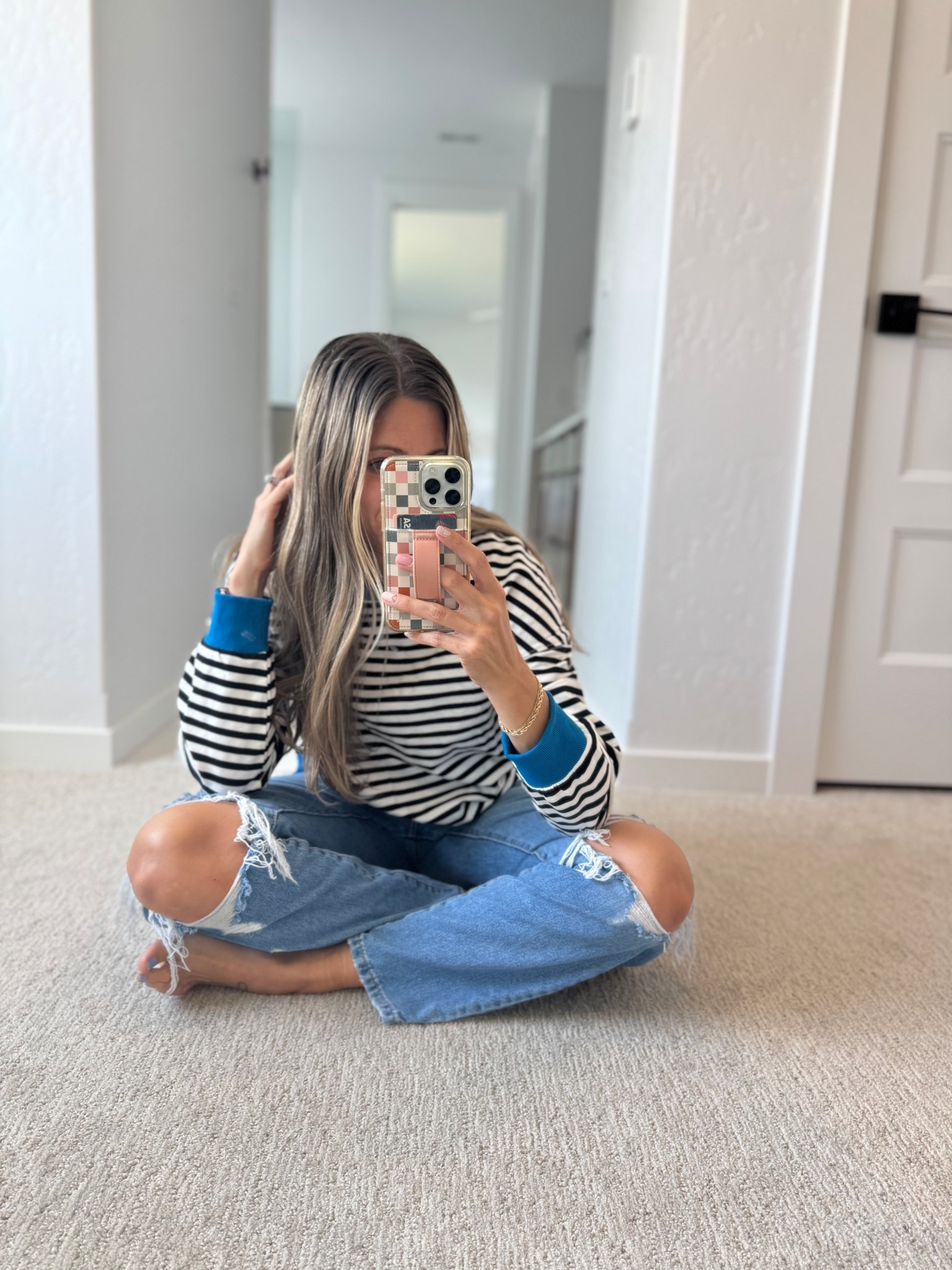 Free people vibes on an Amazon budget. Stripes for the win  

#LTKFindsUnder50 #LTKSeasonal #LTKStyleTip