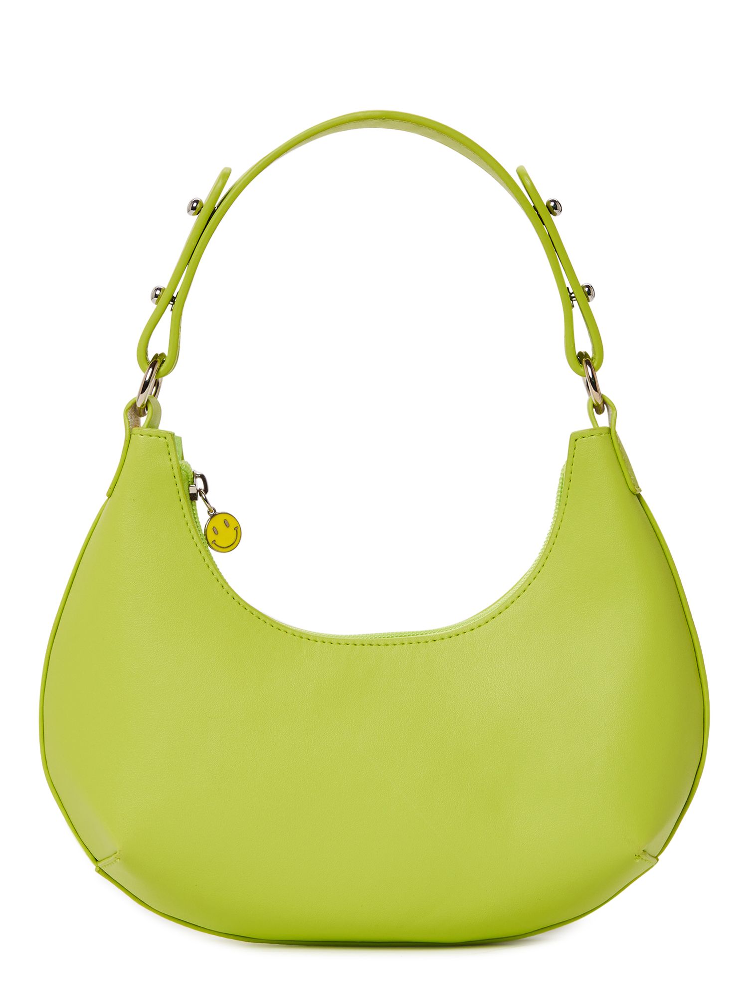 No Boundaries Women’s Joyful Expression Shoulder Bag Scuba Lime - Walmart.com | Walmart (US)