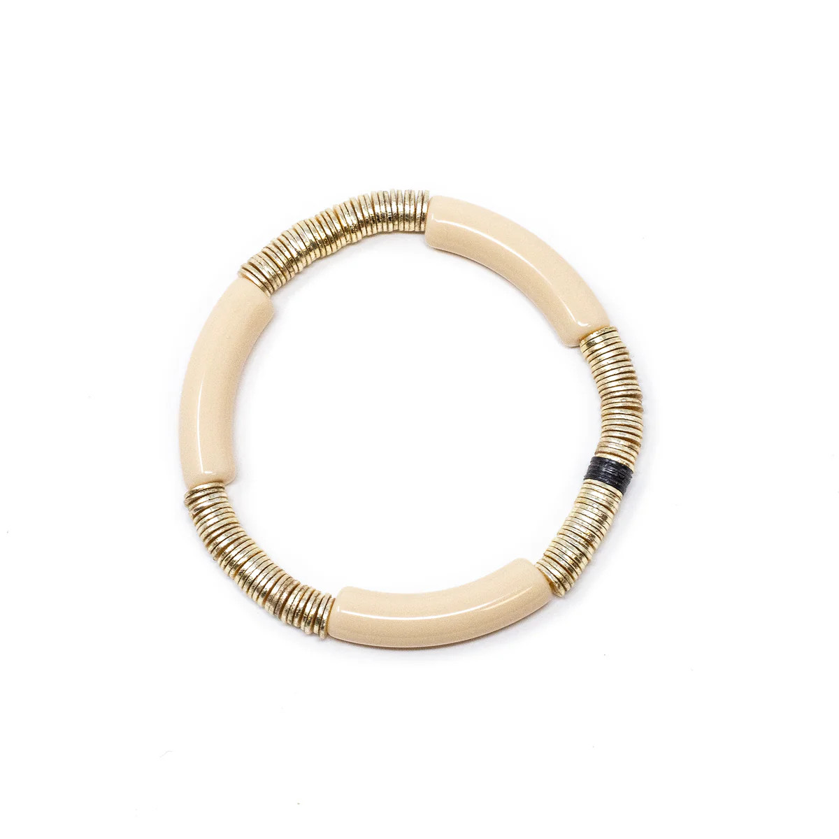 Wheat Zo Bracelet 6mm | Allie + Bess