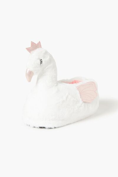 Plush Swan House Slippers | Forever 21 (US)