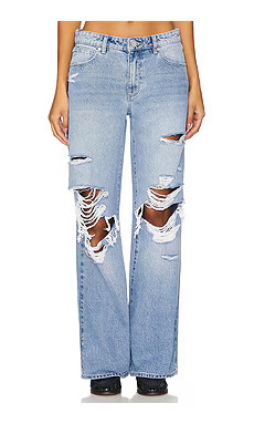 Abrand 99 Baggy Wide Leg in Lolita Rip from Revolve.com | Revolve Clothing (Global)