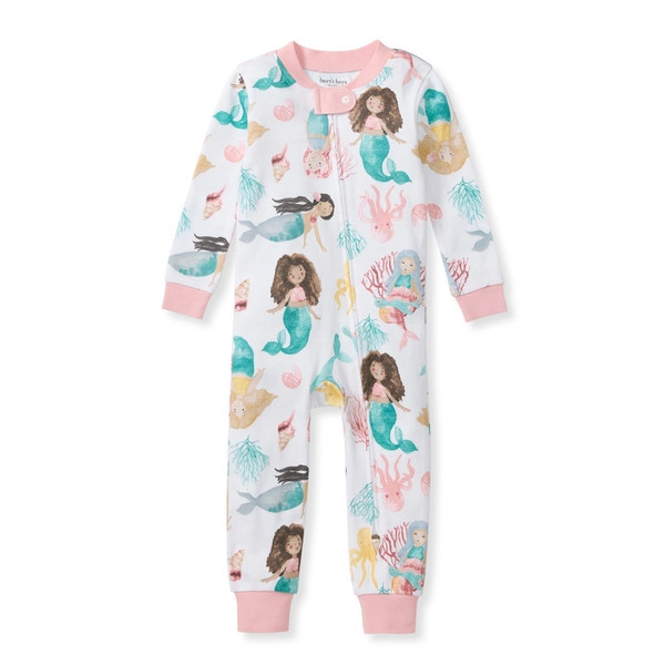Magical Mermaids Organic Cotton Baby Pajamas | Burts Bees Baby