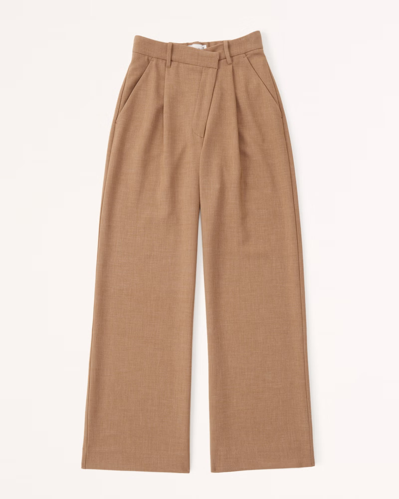 Tailored Ultra Wide Leg Pants | Abercrombie & Fitch (US)