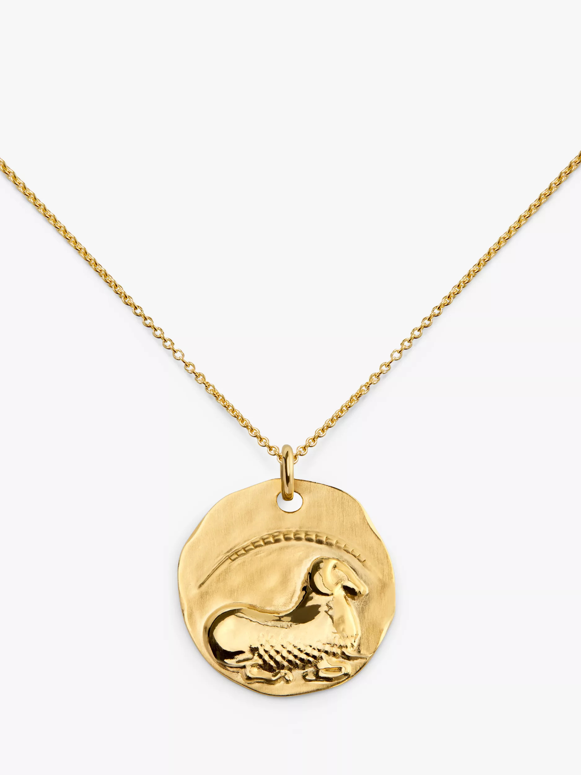 Monica Zodiac Pendant Necklace, Gold | John Lewis (UK)
