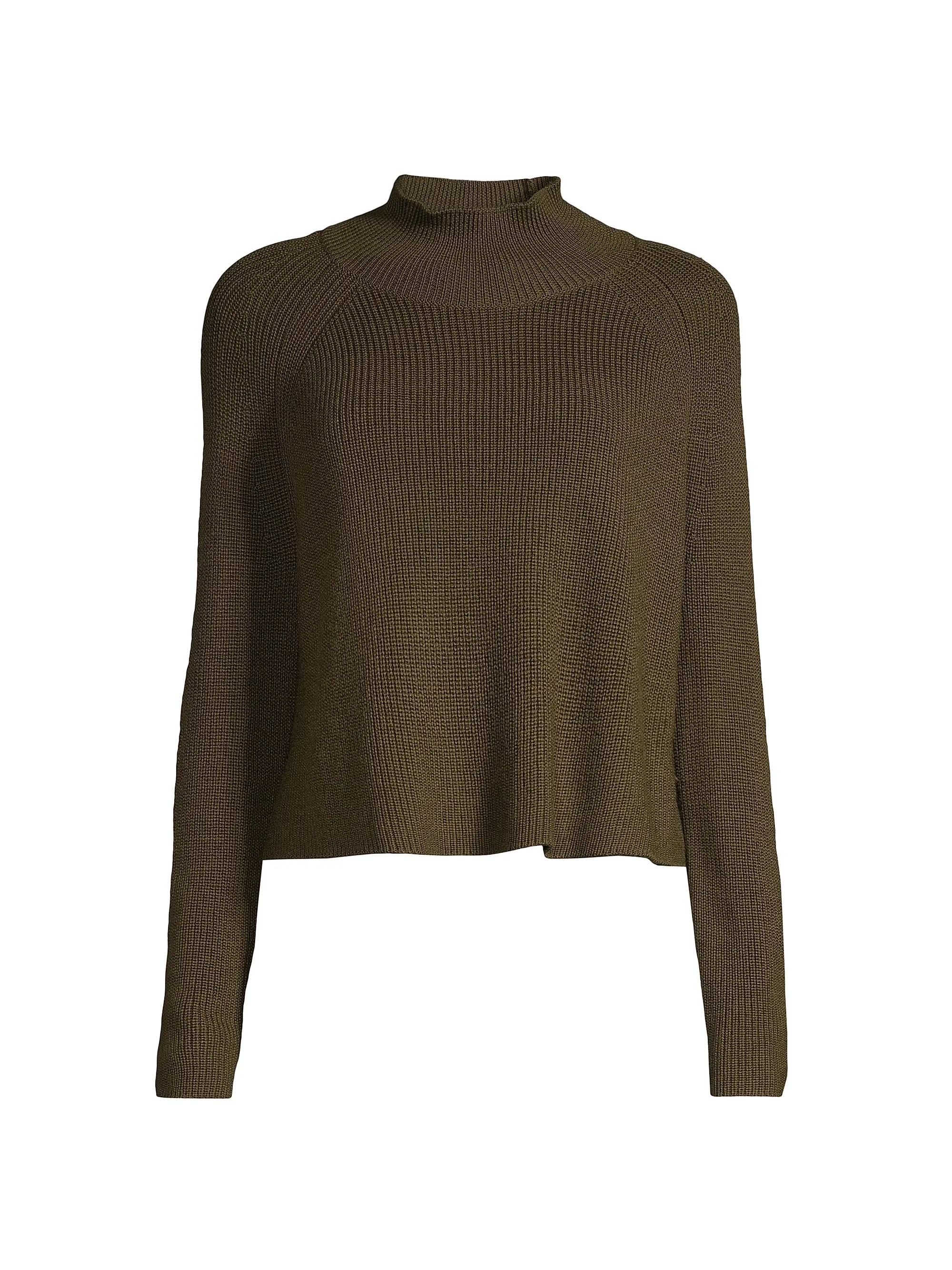 Cropped Wool Turtleneck | Saks Fifth Avenue