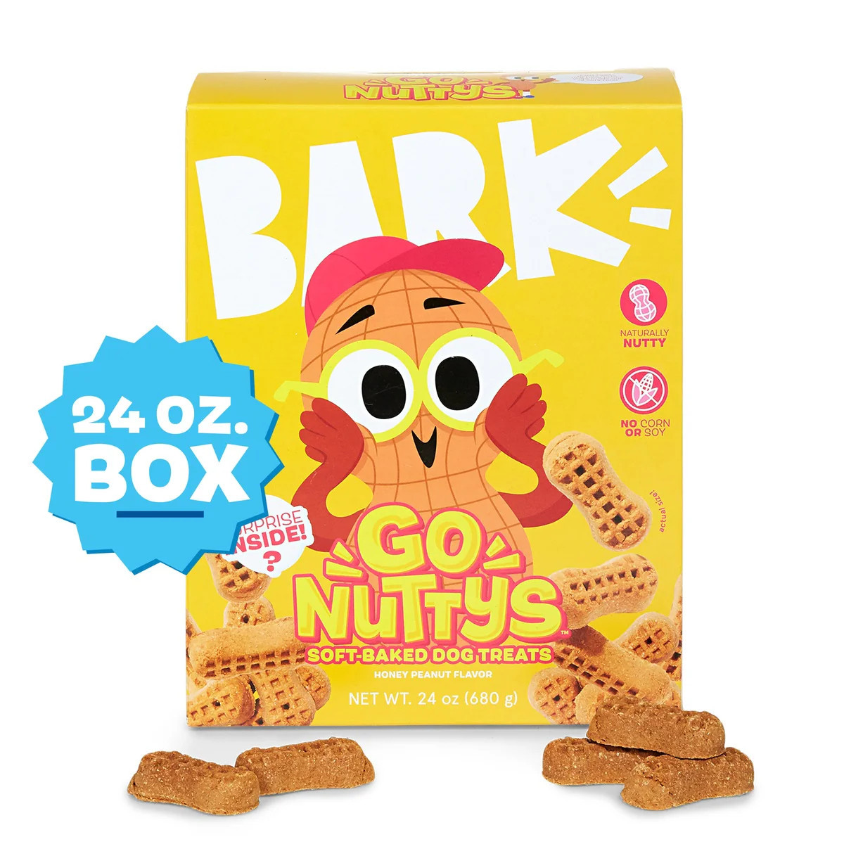 Go Nutty's™ Peanut Cereal Dog Treats, 24 oz | BARK