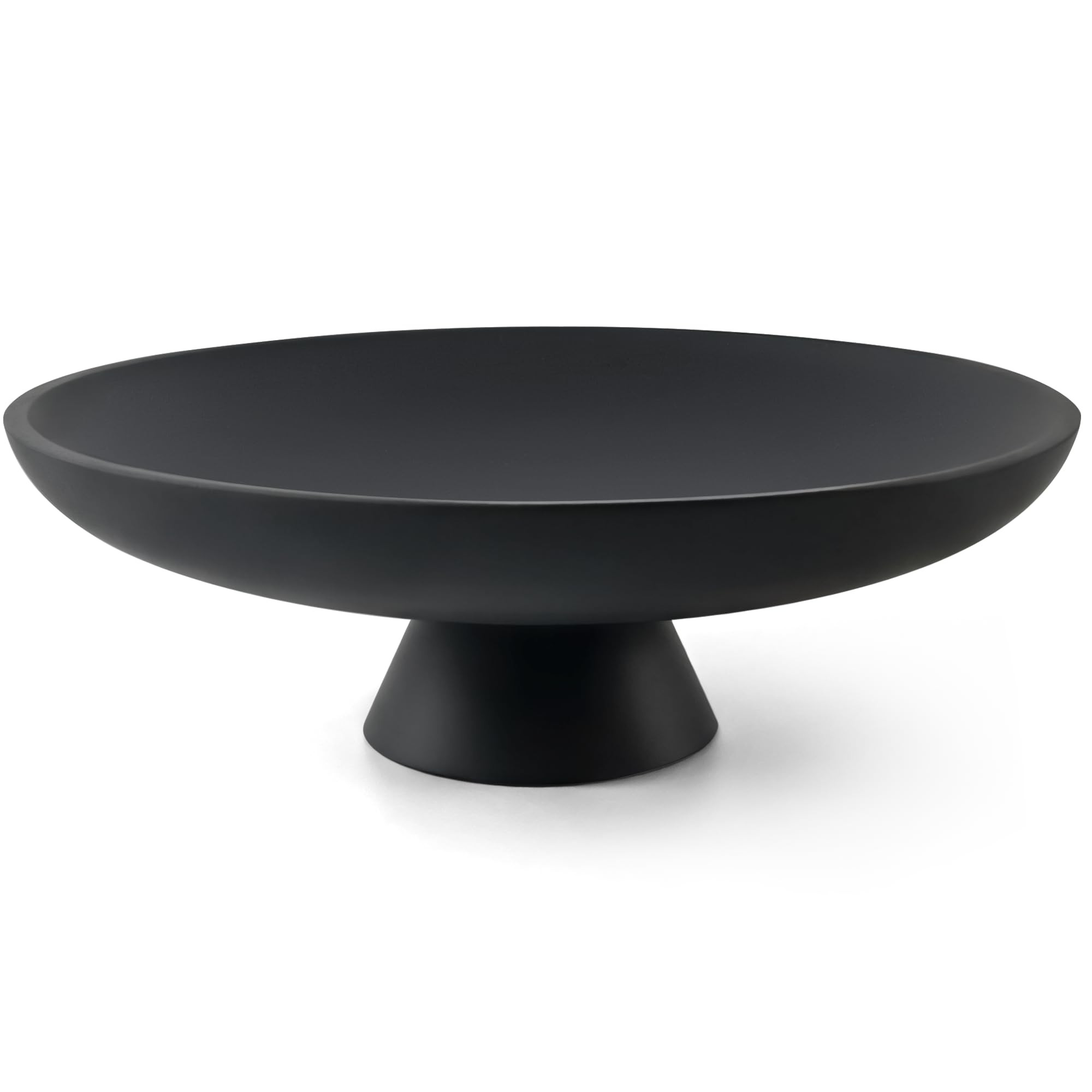 Large Decorative Bowl, Modern Resin Pedestal Bowl for Home Decor, Stylish Fruit Bowl for Kitchen ... | Amazon (US)