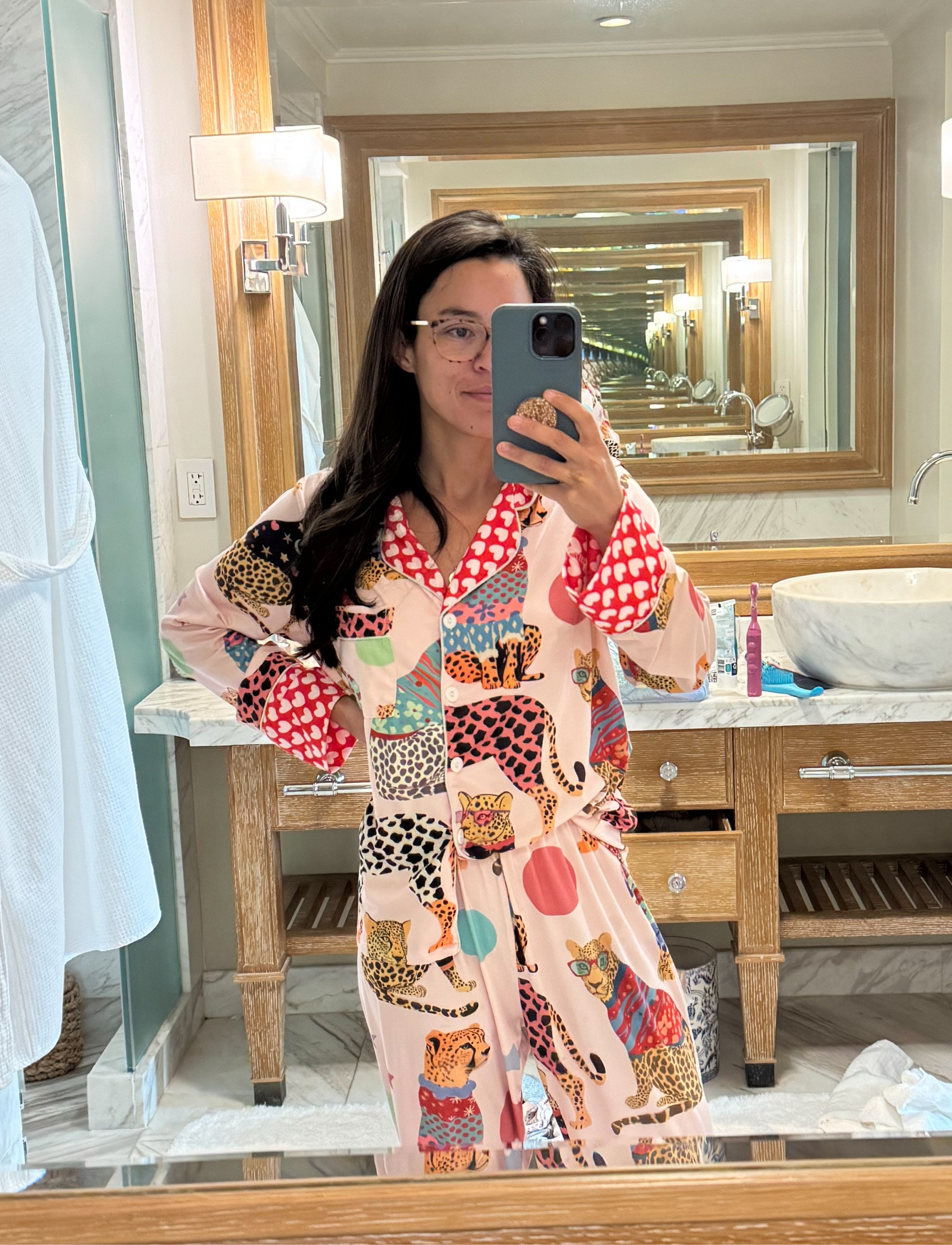 These pjs are so soft, forgiving and fun! Perfect for this snowy week! 

Petite friendly! Size small 

#LTKSeasonal #LTKFindsUnder50 #LTKTravel