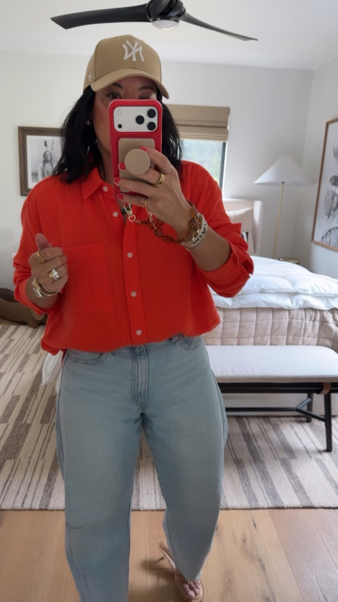 Shirt size small (it runs big so size down), jeans size 29 (I’m a curvy size 8), shoes fit tts but size down if you are between sizes 

#LTKSaleAlert #LTKSwim #LTKOver40