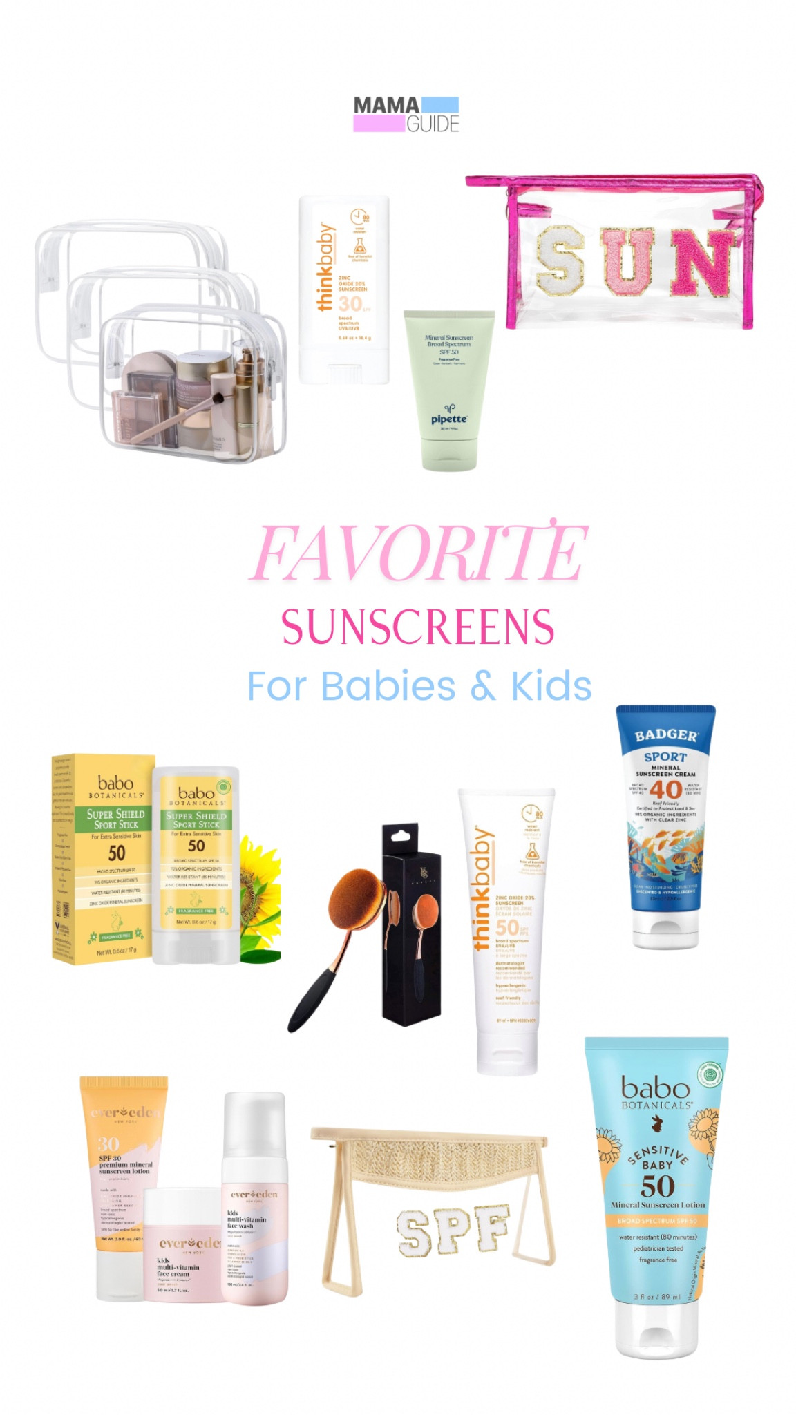 My favorite sunscreens for babies & kids for summer! Here are the ones that I have tried and continue to use because they have safe ingredients & work on my little ones!

#LTKBaby #LTKSwim #LTKTravel